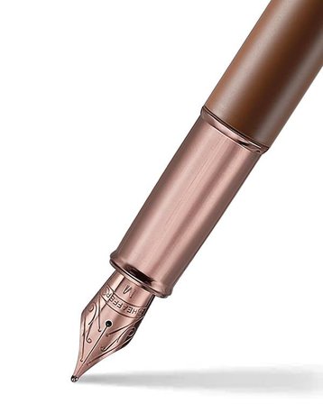 Sheaffer 100 Coffee Edition Hediye Kutulu Dolma Kalem M Uç Mat Kahve PVD Detaylı E0937453