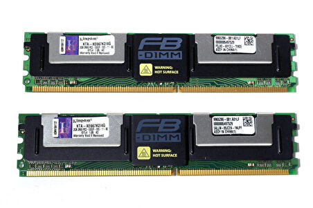 KINGSTON KVR667D2D4F5K2/4G 4GB Dual KIT FB, (2x2GB) ECC Fully Buffered, DDR2-667MHz, PC2 5300