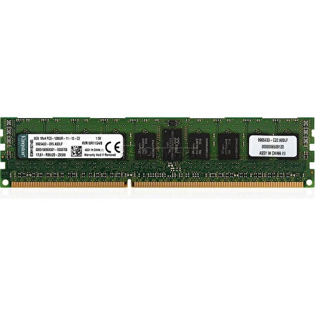 Kingston KVR16R11S4/8GB 8 GB DDR3 1600Mhz Cl11 Registered Sunucu Bellek