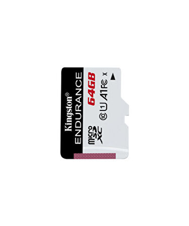 Kingston SDCE/64GB 64 GB Endurance 95R/30W X10A1 UHS-I microSDCH Hafıza Kartı