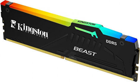 Kingston KF556C36BBEA/8TR 8 GB DDR5 5600Mhz CL36 Beast RGB Expo Bilgisayar Bellek