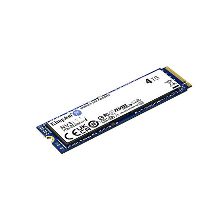 Kingston SNV3S/4000G NV3 4TB 6000-5000Mb/s PCIe 4.0x4 NVME M.2 22x80 SSD Harddisk