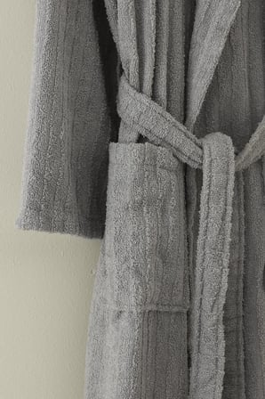 Pamuklu Kapüşonlu Unisex Bornoz