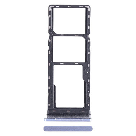 Tecno Uyumlu Pova Sim Kart Tepsisi LD7, LD7j Silver