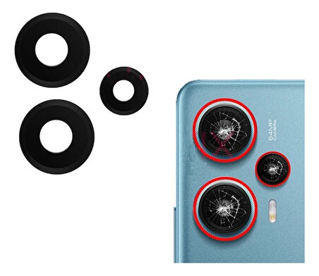 Xiaomi Uyumlu Poco F5 Kamera Lensi Cam 23049PCD8G, 23049PCD8I