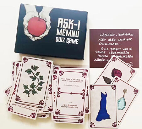 Aşk-ı Memnu Soru-Cevap Kart Oyunu – 220 Soru, 110 Kart ve İkonik Detaylar