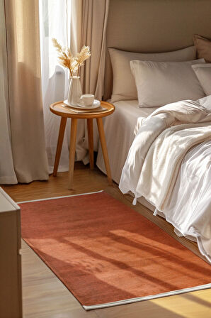 Azra Kiremit Özel Kaymaz Tabanlı Pamuk Dokuma Kilim