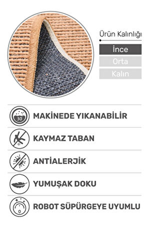 Azra Hardal Özel Kaymaz Tabanlı Pamuk Dokuma Kilim