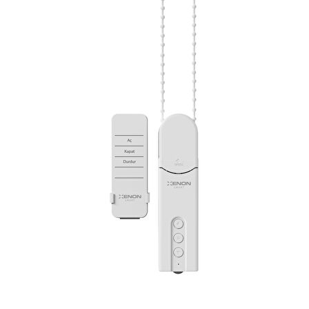 Xenon Smart Perde Motoru Zigbee Bağlantılı Uzaktan Kumandalı Google Home/Alexa Uyumlu Otomatik Perde Açma-Kapama Cihazı X7726