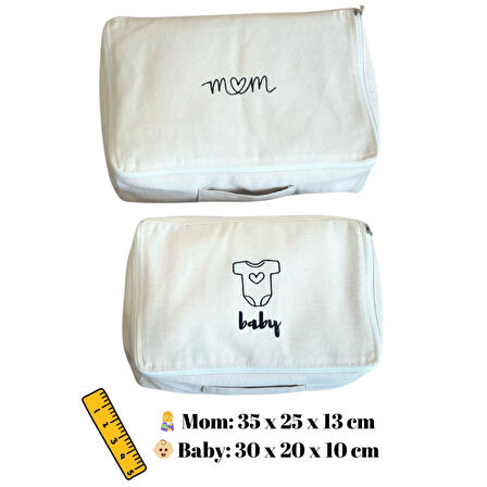 Mama Yoyo 2'li Valiz İçi Organizer Hurç Mom Baby Stuff