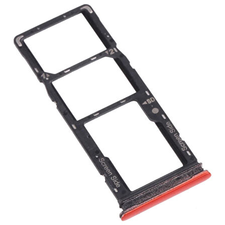 Tecno Uyumlu Spark 6 Sim Kart Tepsisi KE7 Kırmızı