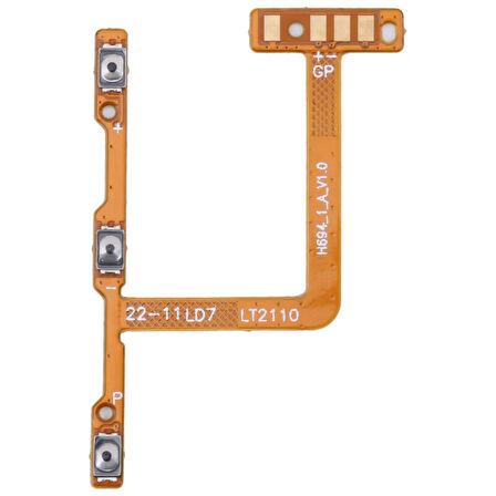 Tecno Uyumlu Pova On Off Yan Ses Power Film Flex LD7, LD7j