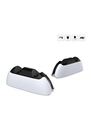 Tp5-05103 Led Işıklı Ps5 Joystick Kol Şarj Stand
