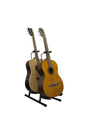 Çiftli Sap Dayamalı Gitar Standı