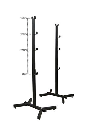 Bnc-01 Bench Press Squat Halter Standı Sehpası Ve 120 cm Siyah Z Bar