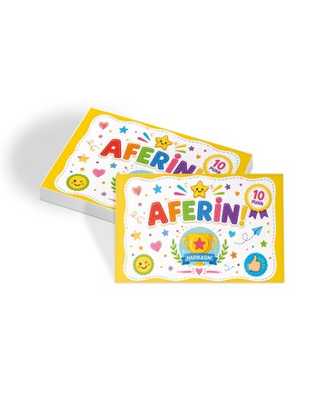 Aferin Öğrenci Başarı Kartı 50 Adet