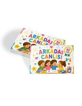 Arkadaş Canlısı Öğrenci Başarı Kartı 50 Adet