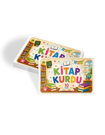 Kitap Kurdu Öğrenci Başarı Kartı 50 Adet