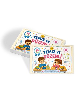 Temiz Ve Düzenli Öğrenci Başarı Kartı 50 Adet