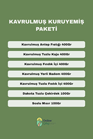 Kavrulmuş Kuruyemiş Paketi NET 2.2Kg