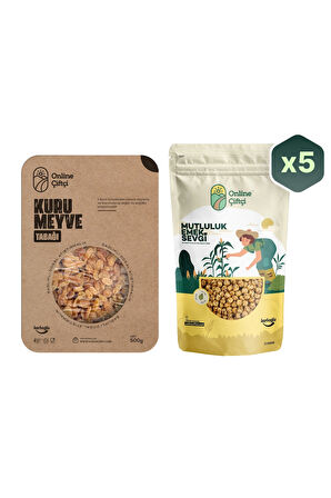 İzmir Üzümü 500Gr ve Dağlı Sarı Leblebi 5×100Gr İkili Set