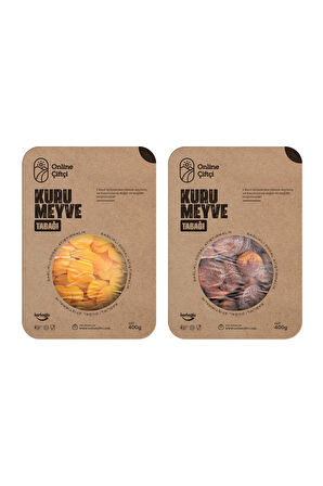 Sarı Kayısı 400Gr ve Günkurusu Kayısı 400Gr İkili Set
