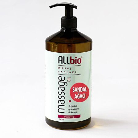 Allbio Aromatik Masaj Yağı 1 LT Sandal Ağacı