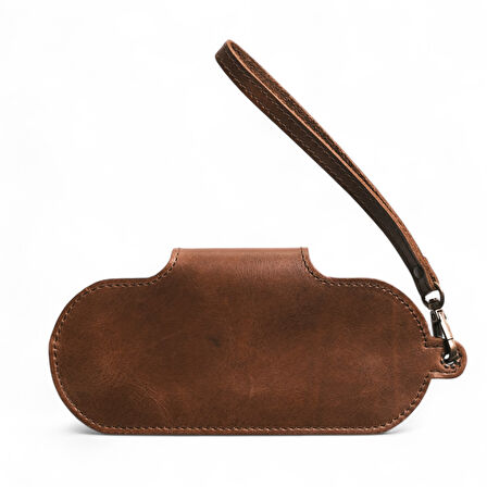 Modica Manila - Hakiki Deri Gözlük Kılıfı | El Tutma Saplı, Şık ve Dayanıklı Unisex Tasarım