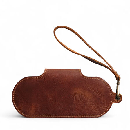 Modica Manila - Hakiki Deri Gözlük Kılıfı | El Tutma Saplı, Şık ve Dayanıklı Unisex Tasarım