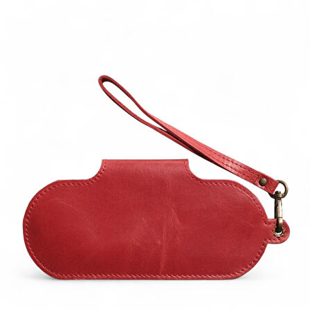 Modica Manila - Hakiki Deri Gözlük Kılıfı | El Tutma Saplı, Şık ve Dayanıklı Unisex Tasarım