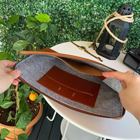 Modica® Renton - Hakiki Deri MacBook Çantası 13.3"
