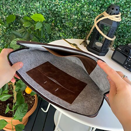 Modica® Renton - Hakiki Deri MacBook Çantası 13.3"