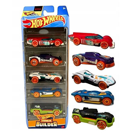 5'li Araba Seti - TRACK BUILDER - 01806-HTV52