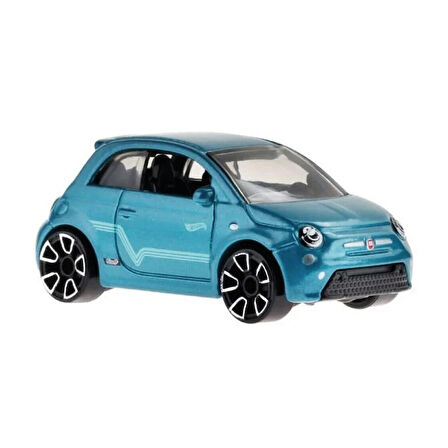 Hot Wheels 1/64 Ölçek Tekli Regular Arabalar HKH59 Hw Green Speed / Fiat 500e