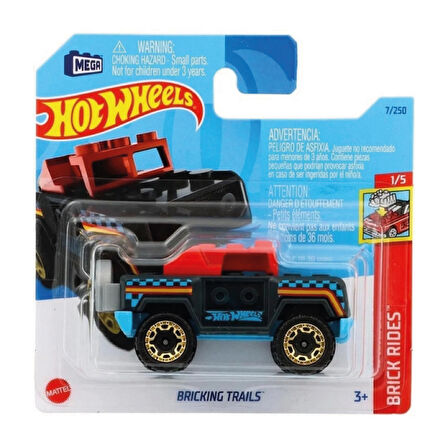 Hot Wheels 1/64 Ölçek Tekli Regular Arabalar HKJ85 Brick Rides / Bricking Trails