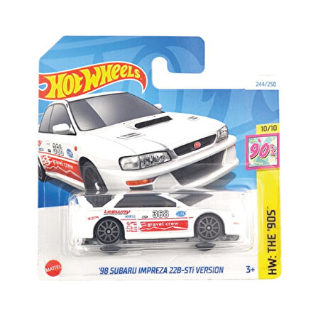 Hot Wheels 1/64 Ölçek Tekli Regular Arabalar HTB12 Hw: The '90S / '98 Subaru Impreza 22B-STİ Version