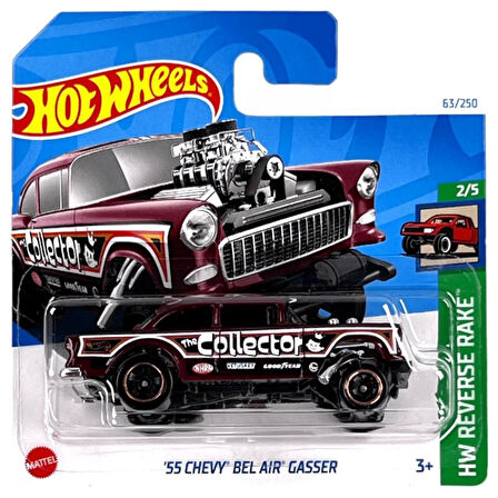 Hot Wheels Tekli Arabalar  55 Chevy Bel Air Gasser HTD02