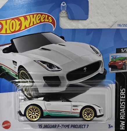 Hot Wheels Tekli Arabalar 15 Jaguar F-Type Project 7 HTC16