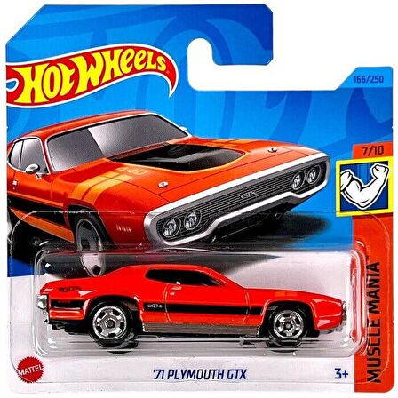 Hot Wheels Tekli Arabalar 71 PLYMOUTH GTX HKJ56