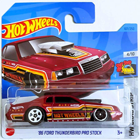 Hot Wheels Tekli Arabalar 86 Ford Thunderbird Pro Stock HKK03
