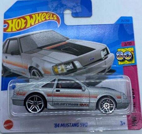 HOT WHEELS 84 MUSTANG SVO HKG80-25