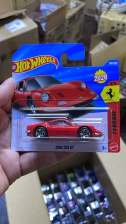 Hot Wheels Ferrari Dino 206 GT Metal Koleksiyon Oyuncak Araba