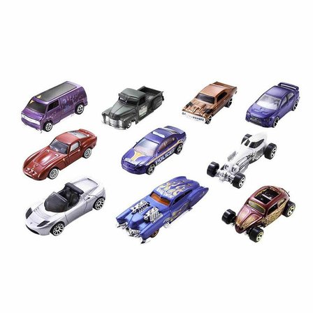 Hot Wheels 10'lu Çoklu Paket - Orijinal Koleksiyonluk Metal Araba Seti