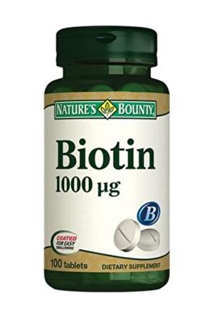 Biotin 1000 mcg 100 Tablet