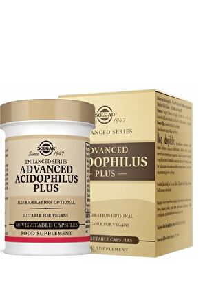 Solgar Advanced Acidophilus Plus 60 Kapsül