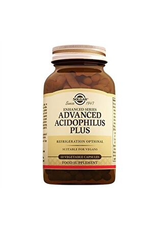 Solgar Advanced Acidophilus Plus 60 Kapsül