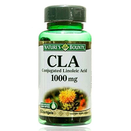 Nature's Bounty Cla 1000 mg 50 Kapsül