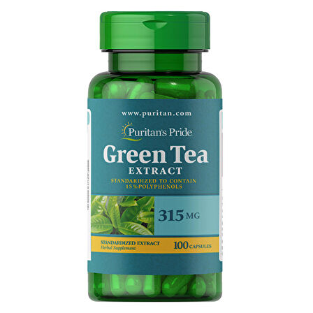 Puritan's Pride Green Tea Extract 315 Mg 100 Kapsül - AROMASIZ