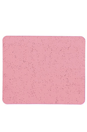 Pembe Renkli Kum Desen Kaymaz Taban Optik Bilgisayar Notebook Mouse Pad Mauseped 17,5x21,5cm