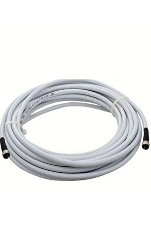 Usin 1 Metre Rg6/u4 Full Hd 3d 4k Anten Tv Çanak Uydu Lnb Kablosu Uçlu F Konnektör Takılı Hazır TVKG